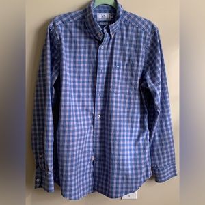 Southern Tide Trim Fit Long Sleeve Button Down Shirt